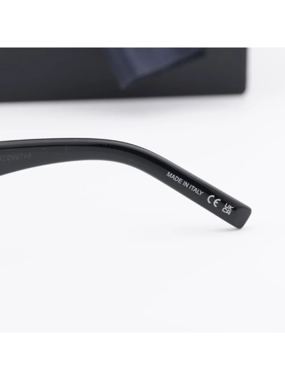Saint Laurent SL545 OPT 001 Eyeglasses Shiny Black 58mm Square Frame